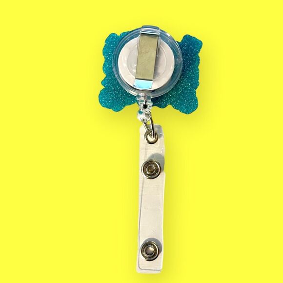 Glitter Scrub Life Badge Retractable Badge Reel for Medical Occupation - Picture 3 of 4